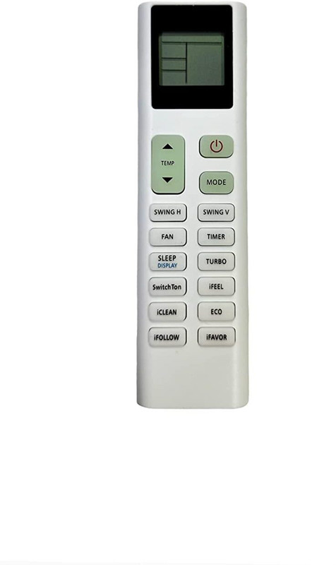 miracles in hand MIHAC260 AC Remote Compatible with (iclean function) KELVINATOR Remote Controller(White)