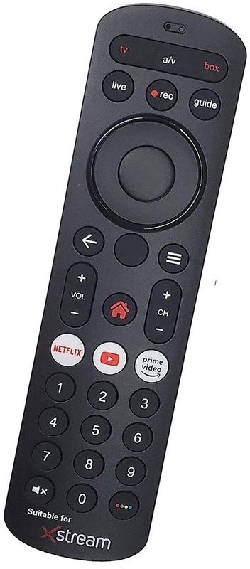 Elekpia Airtel_Xstream Xtream DTH Tv Remote Without Voice Function Airtel_Xstream Remote Controller(Black)