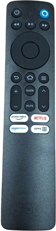 Tansukh LED TV Compatible REDMI FIRE TV Redmi F Series HD Smart LED Fire TV, Redmi Xiaomi 4K Ultra HD Smart LED Fire TV Remote Controller(Black)