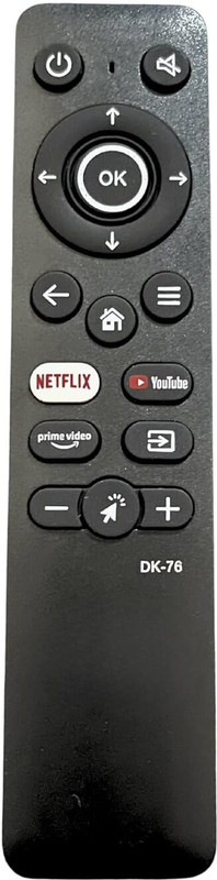 RESORB LED 361 Compatible Remote Control for Bush, Smart IT 48 Smart Remote Control for Bush, Smart IT 48 Smart LED TV Remote Remote Controller(Black)