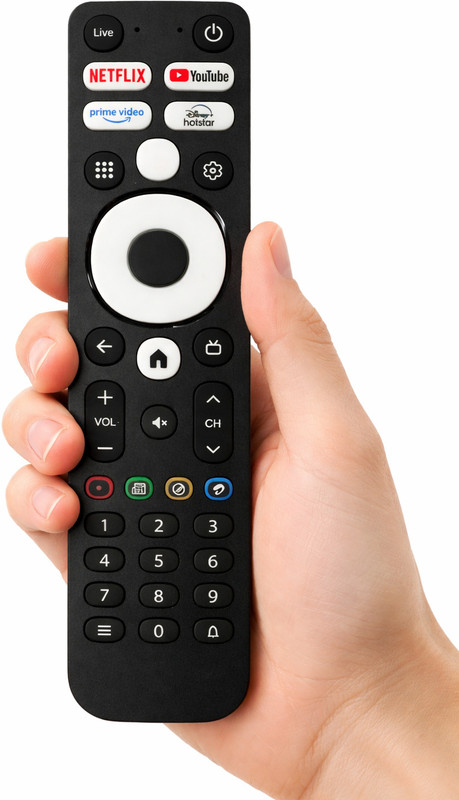 miracles in hand MIHXTEMIPTV Non-Voice Remote Compatible with (VOICE WILL NOT WORK) AIRTEL XSTREAM IPTV OTT BOX Remote Controller(Black)