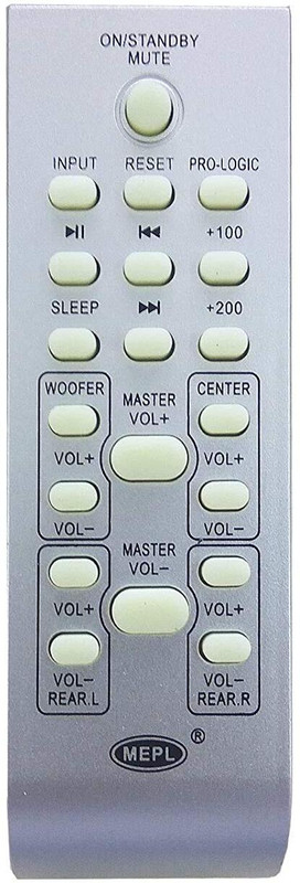 ANM Home theater remote compatible Santosh Remote Controller(Silver)