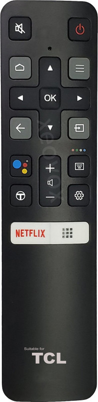 Xeovox compatible for TCL Tv Original for Iffalcon tcl Smart Android 4k FHD UHD QLED TCL, Iffalcon, No Voice Command, or Google Assistance Feature Remote Controller(Black)