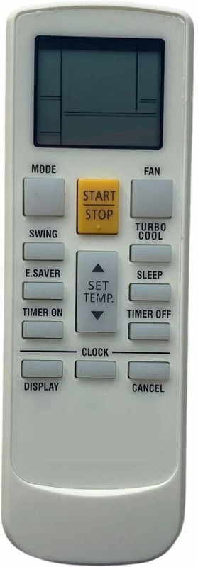 Technology Ahead COMA AND SANSUI AND MEDIA AIR CONDITIONER REMOTE Croma, Sansui, Midea, Cruise, Akabishi AC Remote Controller(White)