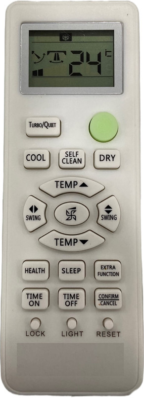SHIELDGUARD AC Remote Control 131 Compatible for Haier AC Remote Controller(White)