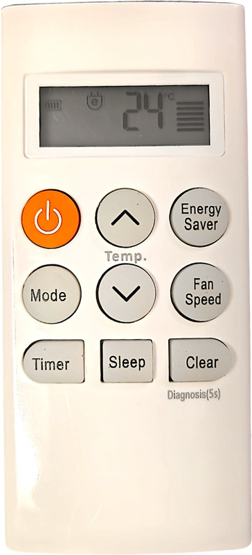 EHOP AC-298 Compatible Remote Control for inverter AC AKB73598009 ,AKB75398013 LG Remote Controller(White)