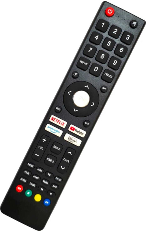 Gener Compatible for Uniboom ULTIMA 32,43 inch Full HD LED Smart Android TV 2025 (Exactly Same Remote Will Only Work)(Non-Voice) Remote Controller(Black)
