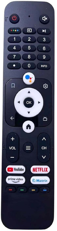 VRAVIA Compatible with Android 4K Smart Led Tv Model No HTR-U31 (Non Voice) Haier Remote Controller(Black)