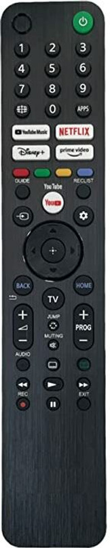 Hybite Remote Compatible with Sony LED TV (Without Voice) Remote NO:RMF-TX500P RMF-TX520P RMF-TX200U RMF-TX300U RMT-TX100D RMT-TX100P Etc Remote Controller(Black)
