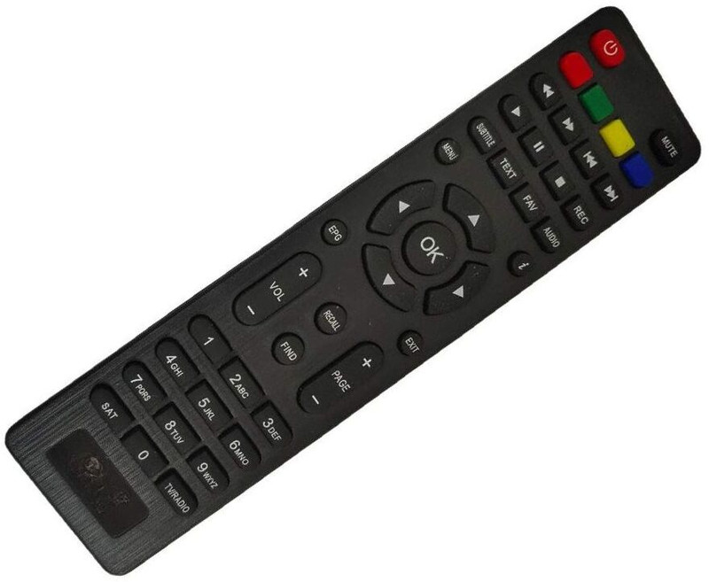 HDF Remote Control Compatible for STC H-500 Set Top Box TV STC H 500 Set Top Box TV Remote Controller(Black)