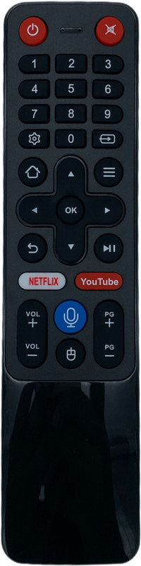 Xpecial M223 DYNORA Remote with Voice Control Function Compatible with DIANORA 4K SMART LED LCD TV Remote Controller(Black)