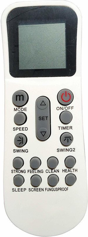 Hybite Ll_oyd AC and bluestar ac Remote Compatible for Ll_oyd AC Lloyd / Bluestar AC Remote Controller(White)