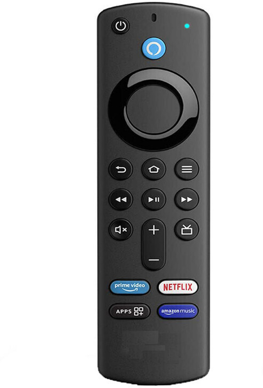 TRUST eDGe Fire-Stick Original 3rd GEN New Replacement Fire Stick Remote Remote Controller(Black)