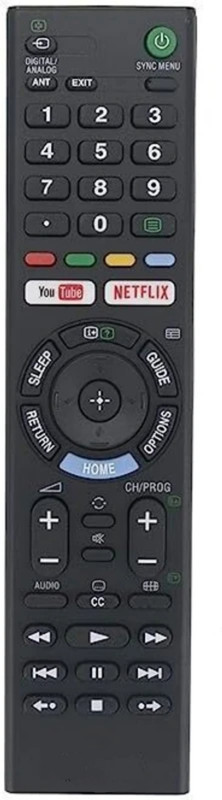 samu 1370 Without Voice Sony Led tv Remote Controller(Black)