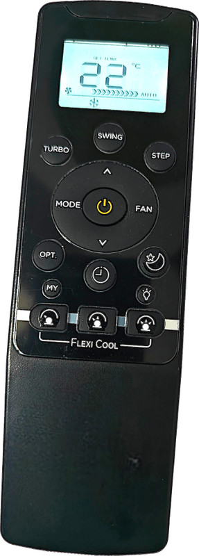 EHOP RG56CMI-B0 compatible remote control for ac with backlight AC-235 carrier Remote Controller(Black)