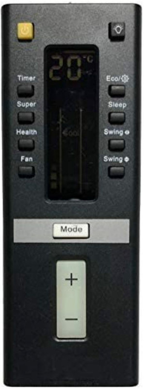 J.K. WEBSHOP Remote Compatible for  Split AC Remote Control (AC-204) IFB Remote Controller(Black)