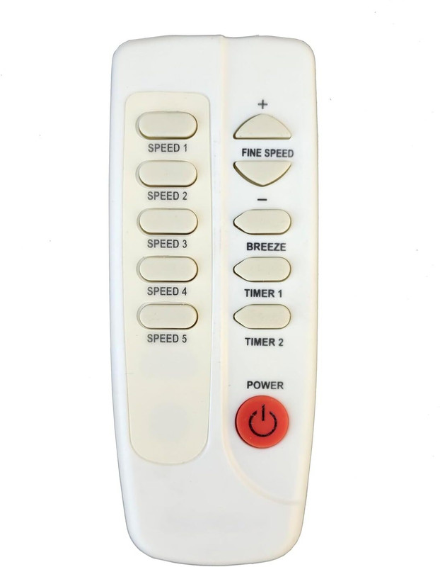 BhalTech Fan Remote Control Compatible For Bajaj Fan Remote Controller(Grey)