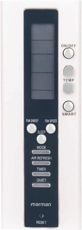 Marman Compatible with Hitachi AC Remote Control Model 68A Suitable for Logicool Series of 1 | 1.5 | 2 Ton Split and Window AC - Match Remote Key by Key with Existing Hitachi Air Conditioner Remote Controller(White)