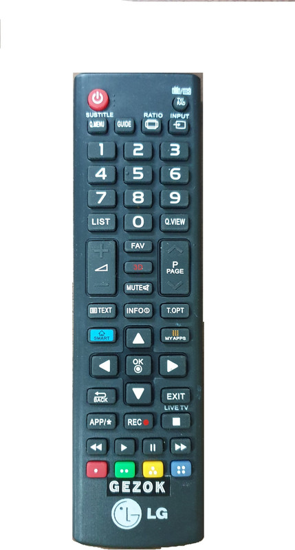 RE Led Skyworth Remote Controller(Black)
