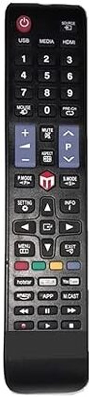 J.K. WEBSHOP Remote Control Compatible For Skywall/Assembled Chinese LED TV (EXACTLY SAME REMOTE WILL ONLY WORK) Remote Controller(Black)