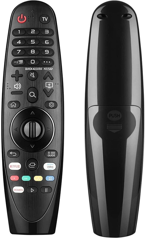 Hybite Compatible Magic Smart Lg Tv Remote Control without Mic , Pointer & Mouse Replacement for Magic MR20GA Remote Controller(Black)