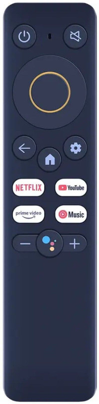 NixGlobal M96 REAL-ME With Voice Control Function Remote Compatible with REAME FIRE STICK REALME FIRE TV 4K ANDROID LED LCD TV Remote Controller(Black)