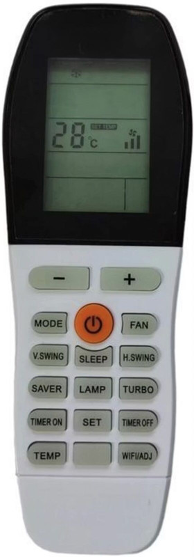 Samruddhi Electronics Voltas-001 This remote is compatible with Voltas A/C Remote Controller(White)