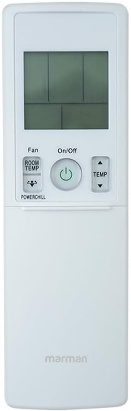 Marman Compatible with Daikin AC Remote Control Model 169A Suitable for 1 | 1.5 | 2 Ton Split and Window AC - Match Remote Key by Key with Existing Daikin Air Conditioner Remote Controller(White)