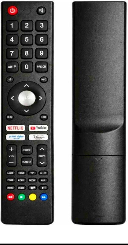 SKYNEU Tv Remote Control Compatible with InnoQ Smart Led Tv 24S-Spectra-V2 (Please Match Your Old Remote) Remote Controller(Black)