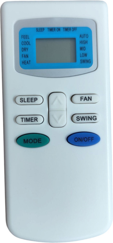 RE 17 Godrej / TCL AC Remote Controller(White)