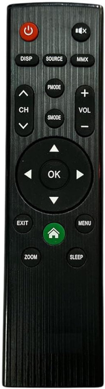 TIZOQ (Model - 32HDCDQEE1B) LED and LCD Remote Control Compatible for Marq TV, Elista TV Remote Controller(Black)