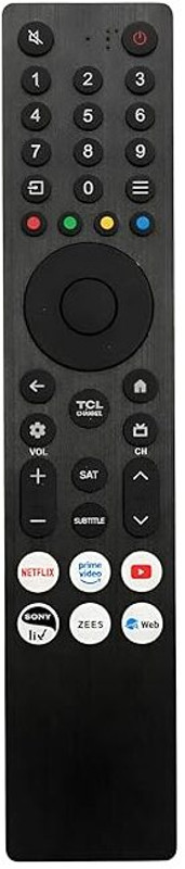 Audus  Smart TV LED Remote No 1373 TCL Remote Controller(Black)