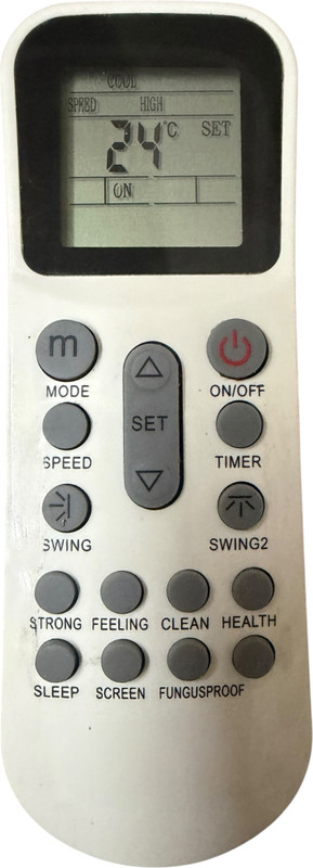 EHOP YKR-K/002E Compatible AC Bluestar, Lloyd AC Remote Controller(White)