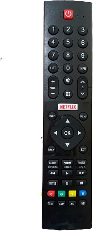 Hybite Smart tv Remote Without Voice Function Compatible for PANaSonic Android 4K LED TV Panasonic Remote Controller (Black) Pana sonic Remote Controller(Black)