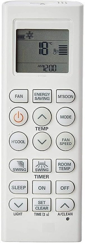 Woniry Air Conditioner Remote Compatible for LG AC Remote lg Remote Controller(White)