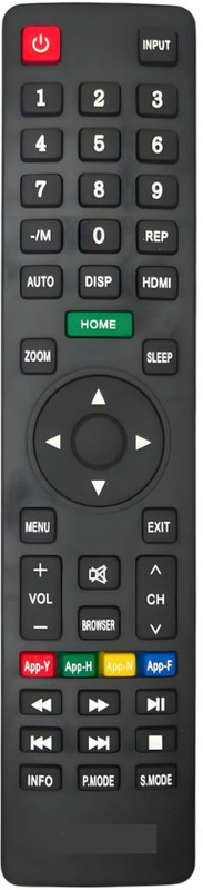 J.K. WEBSHOP Remote Control Compatible For Clarion LCD/LED TV (Exactly Same Remote Will Only Work) Remote Controller(Black)