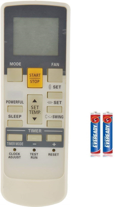 ANM Remote For OGeneral / OGeneral Inverter Split AC - AR-RAJ1E OGENERAL SPLIT AC ( SAME MODEL ONLY ), VERIFICATION ON 9408256237 Remote Controller(White)