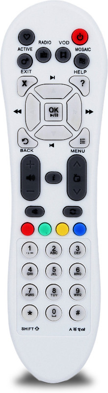 Narayan Enterprises Videocon D2H Old Remote Compatible with Old  TV DTH Set Top Box Videocon D2H Remote Controller(White)