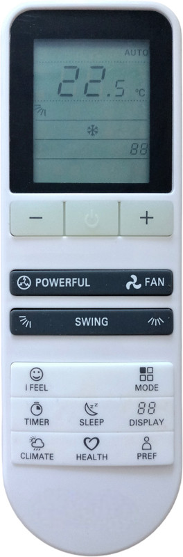ERNIL AC Remote Compatible for Bluestar AC 227 ( Please Match The Image with Your Old Remote ) Remote Controller(White)