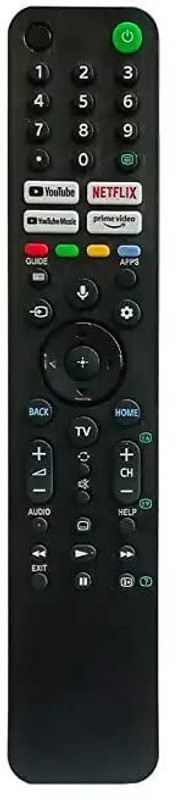 ANM Voice Command RMF-TX520p Remote Control for Sony TV A80J X80J X85J X90J X95J S_ONY - SAME MODEL ONLY, VERIFICATION ON customer care Remote Controller(Black)