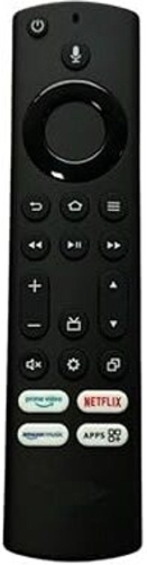 ARAIZE ENTERPRISES AMAZON BASIC VOICE RMEOTE Compatible for Amazon Basics Smart TV LCD/LED Remote With Voice Command AMAZON, AMAZON BASIC Remote Controller(Black)