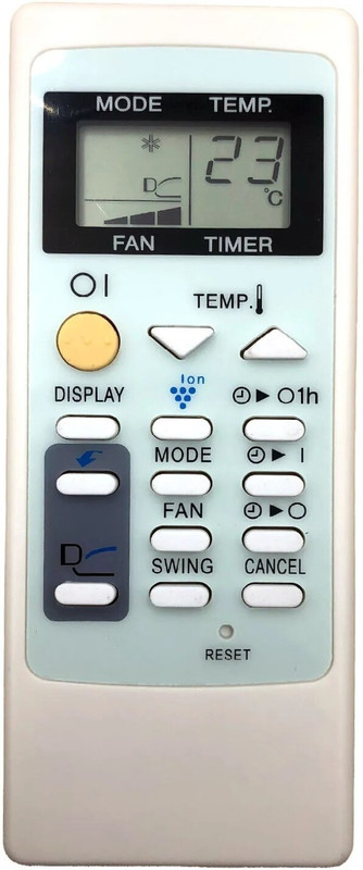 ERNIL CRMC-A751JBEZ Compatible AC Remote for Sharp AC CRMCA751JBEZ Remote (Your Old Remote Must be Exactly Same) Remote Controller(White)