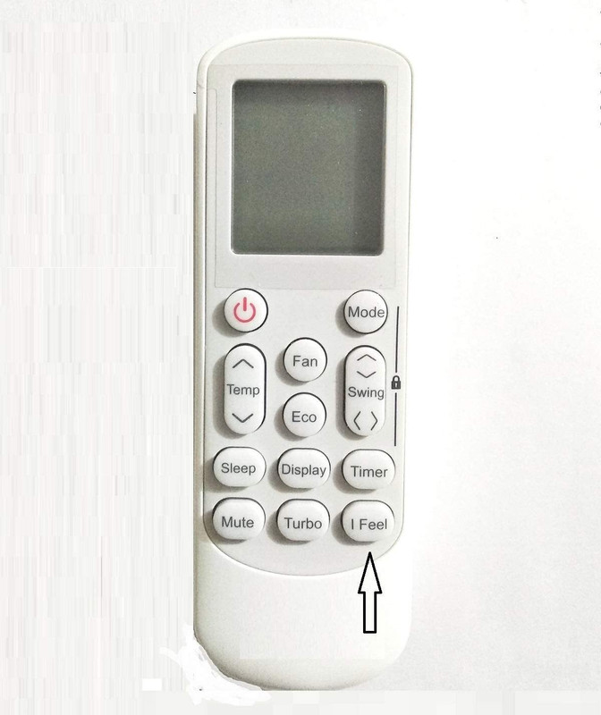Naviscinest Compatible for AC Remote with I FEEL BUTTON ONIDA Remote Controller(White)