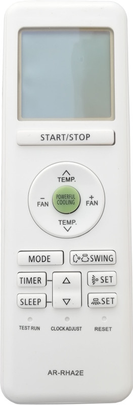 LipiWorld VE-203 AC Compatible for AR-RHA2E AR-RAH1U AR-RAH1E O General AC Remote Controller(White)