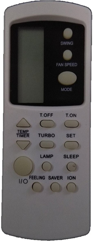 LipiWorld 31 AC Remote Compatible For Turbo  VOLTAS AC Remote Controller(White)