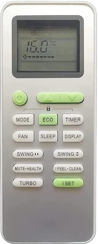 Rohit Electronics Remote Control Compatible TCL Smart Split AC With I-Set Function (AC-237) (EXACTLY SAME REMOTE WILL ONLY WORK) Remote Controller(White)