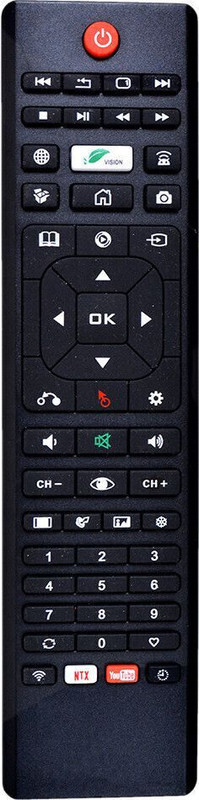 DEVBHOOMI DB-Compatible Remote Control for Cellecor Smart LED Android TV TV - LCD / LED Remote Controller(Black)