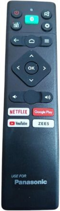 Tke Panasonic Smart LED TV remote (26A) PANASONIC Remote Controller(Black)