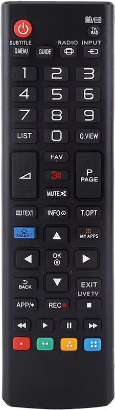 Crystonics AKB73715601 Universal TV Remote Control Compatible For All LG smart LCD LED OLED UHD 3D 4K Webos TVs Remote Controller(Black)