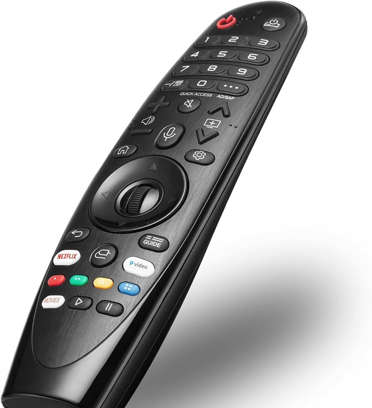 Tech Vibes MR19GA , MR20GA (Non Voice and Non Bluetooth) LG Remote Controller(Black)